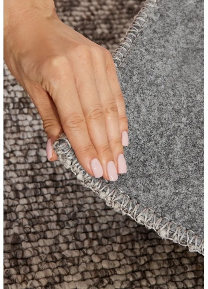 Tappeto grigio lavabile 120x170 cm Rocco Taupe – Elle Decoration