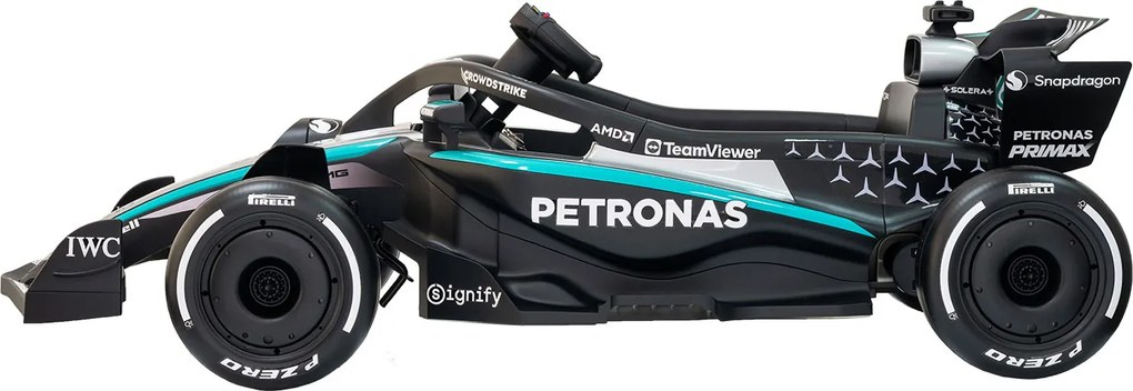 Macchina Elettrica per Bambini Licenza Mercedes F1 12V con Telecomando Nero...