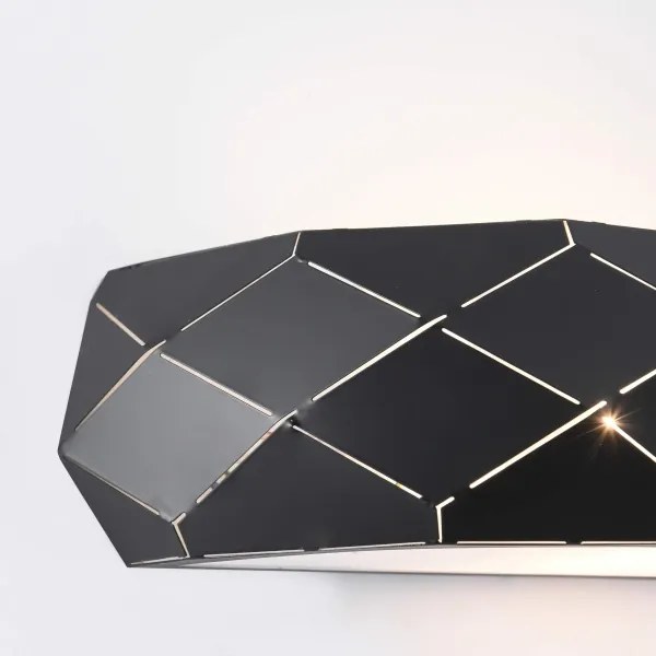 Applique da parete REUS 1xE27/40W/230V, nero