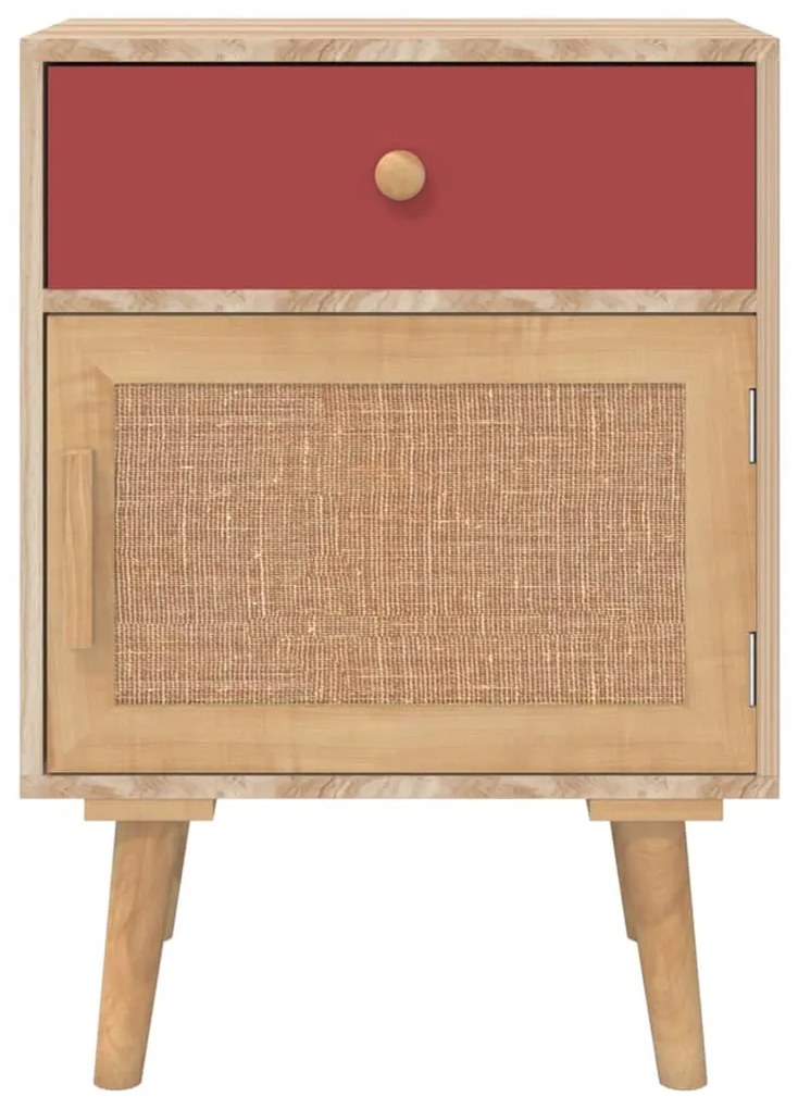 Comodini 2 pz 40x30x55 cm in Legno Multistrato