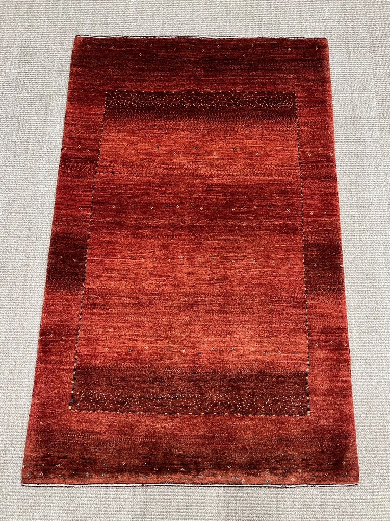 Loribaft Tappeto 130x80 Rosso (Iran) Annodato A Mano