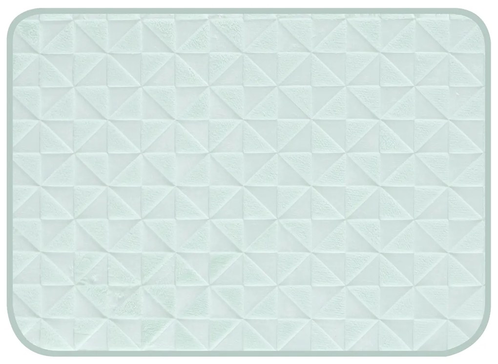 Tappeto bagno Rombi in poliestere, da 50x70 cm