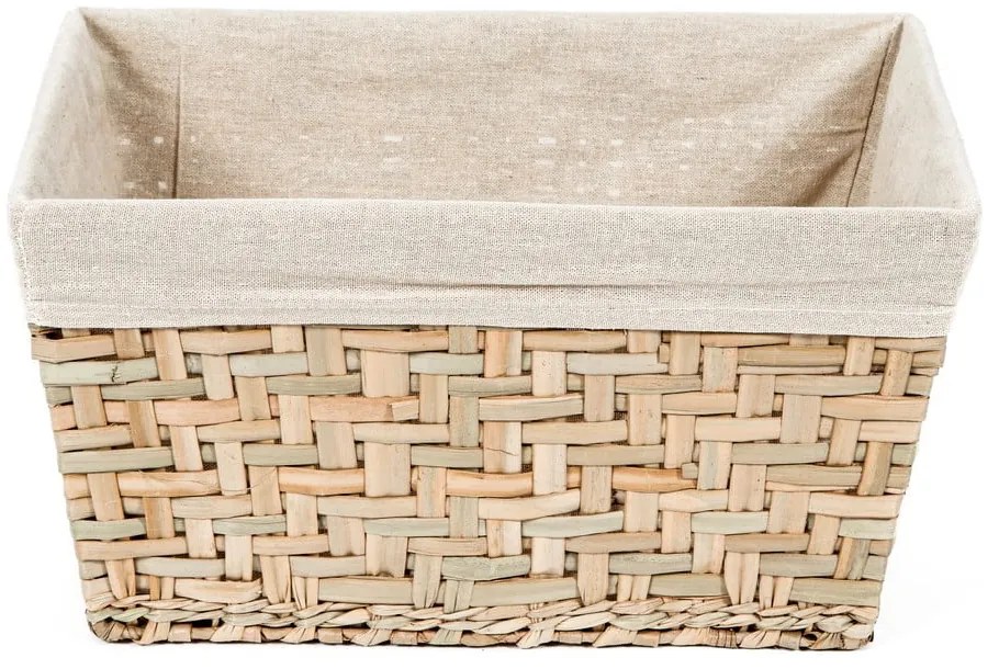 Cestino in giunco, 38,5 x 28,5 cm - Compactor