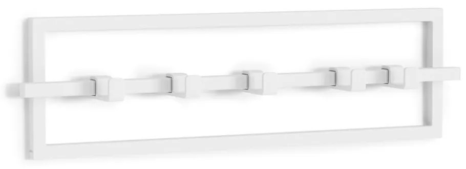 Appendiabiti da parete in metallo bianco Cubiko - Umbra