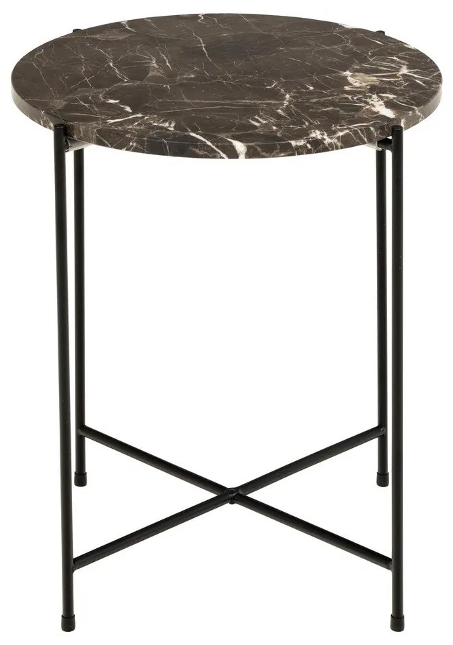 Tavolino rotondo con piano in marmo ø 42 cm Avila – Actona