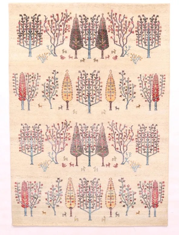 Loribaft Tappeto 240 x 170 Beige (Indian) Annodato A Mano