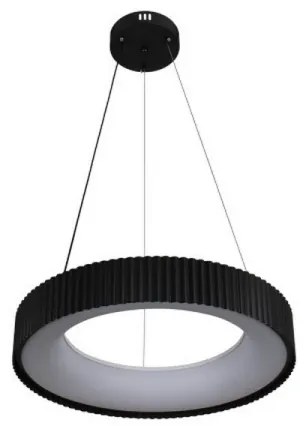 Lampadario dimmerabile a LED a sospensione su cavo, 75 W/230 V, 3000-6500 K, Ø 49 cm + telecomando