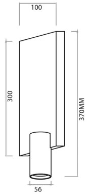 Faretto da parete GENESIS 1xGU10/8W/230V nero