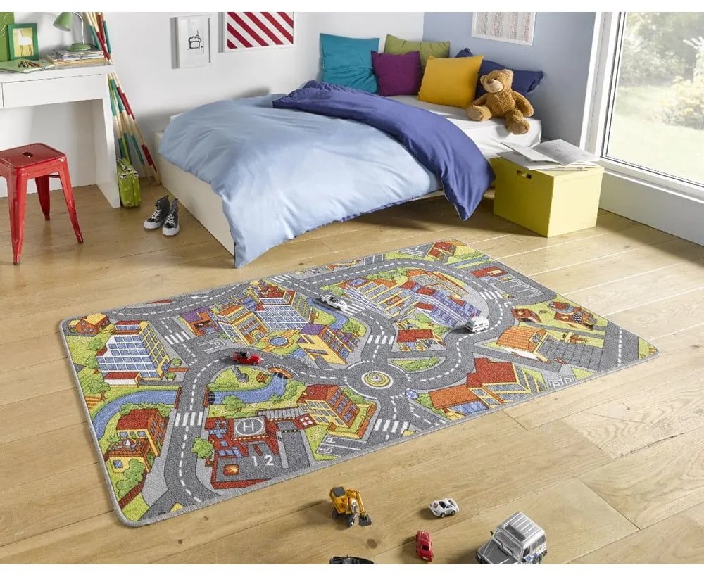 Tappeto da gioco per bambini 90x200 cm Smart City – Hanse Home
