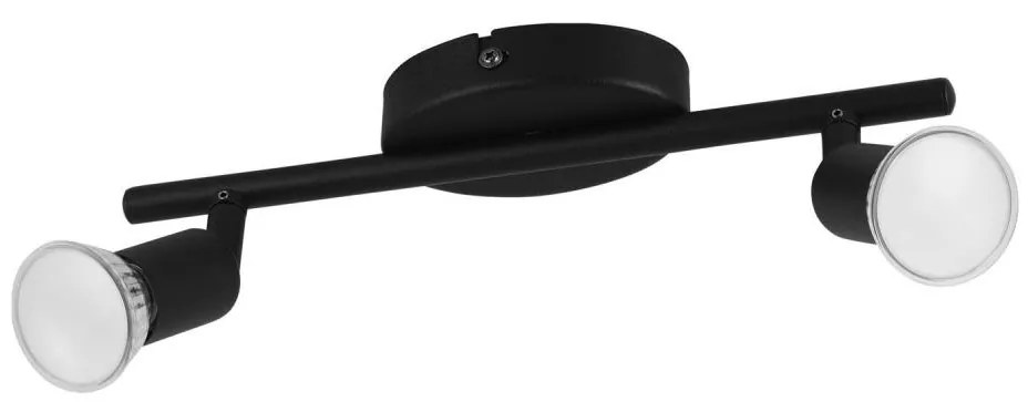 Eglo 32429 - Faretto LED BUZZ-LED 2xGU10/2,8W/230V 3000K nero