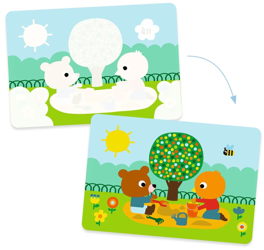 Disegni magici da colorare - Al parco