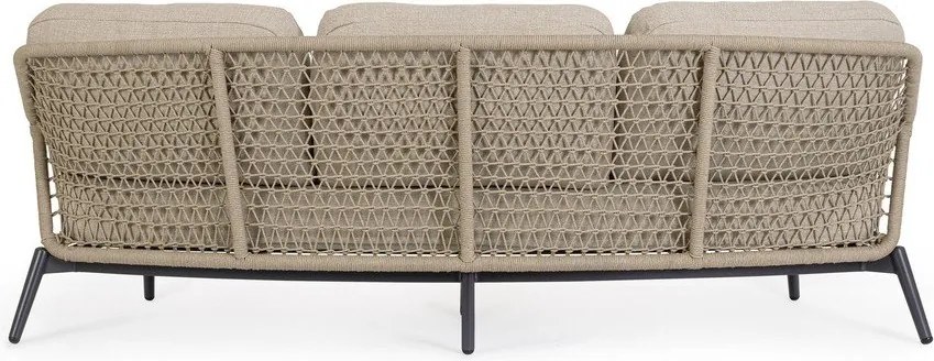 Divano da giardino marrone chiaro in acacia massiccia Eulero – Bizzotto