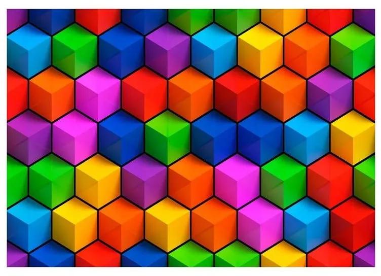 Fotomurale adesivo Colorful Geometric Boxes
