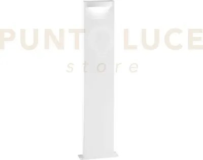 Paletto led mobula bianco in alluminio 8w 1100lm 3000k ip65 280x195...