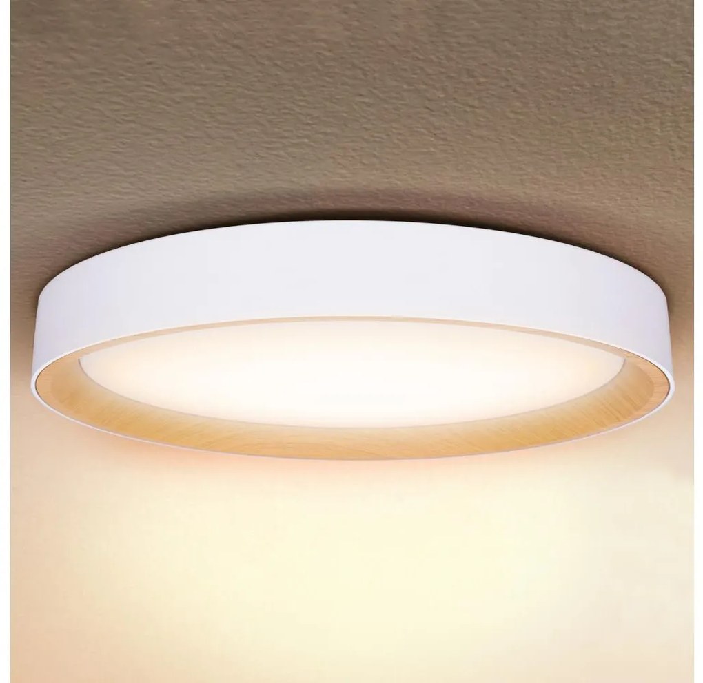 Brilagi - Lampada da soffitto dimmerabile LARIOS LED/72W/230V bianco Ø 59 cm + telecomando