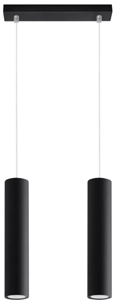 Lampada a sospensione 2xGU10 in acciaio LAGOS 2