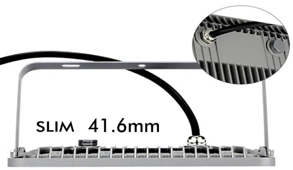 Proiettore LED 200W IP65 120lm/W Colore Bianco Freddo 5.700K