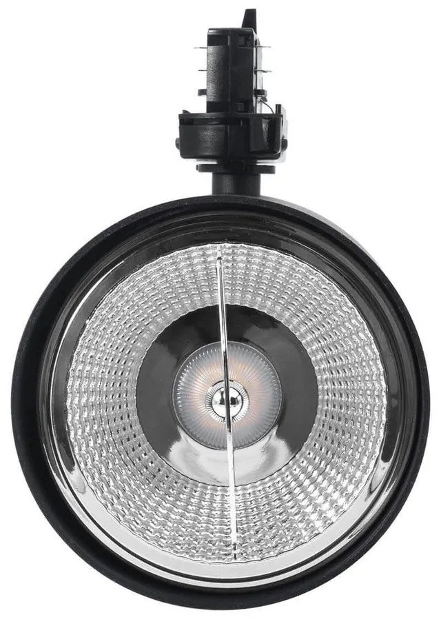 Faro per binario trifase per lampade  AR111 Nero