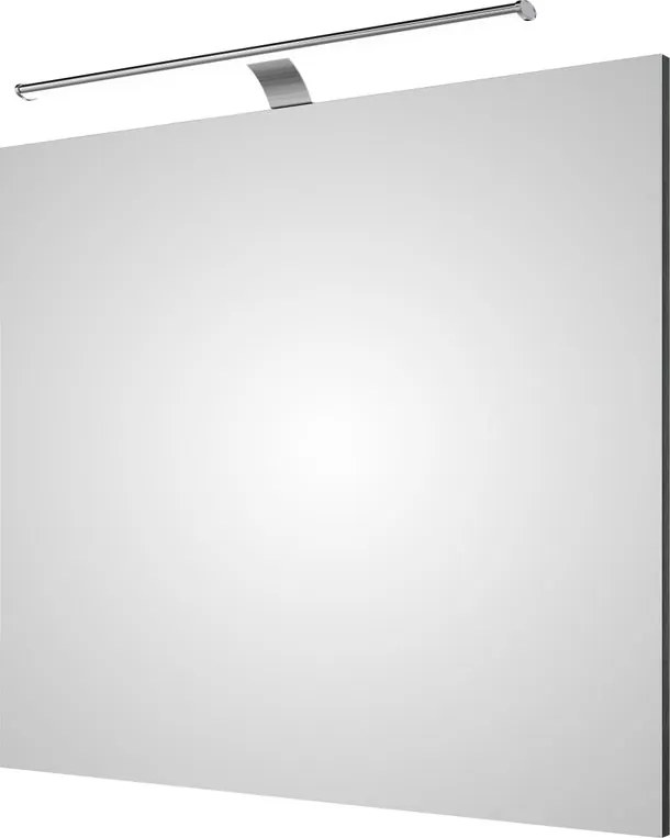 Specchio con illuminazione integrata completo di faretto bagno Solitaire H 70 cm