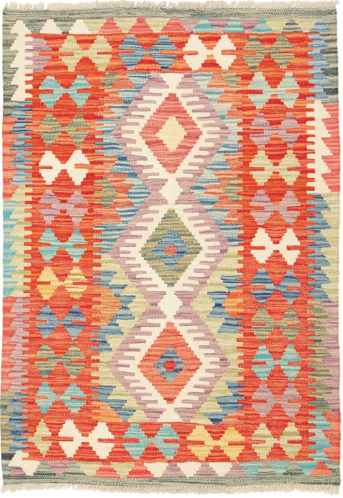 Kilim Tappeto 120x80 (Pakistan) Tessuto A Mano