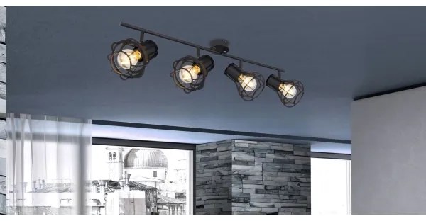 Globo 15388-4 - Luce Spot CLASTRA 4xE27/40W/230V