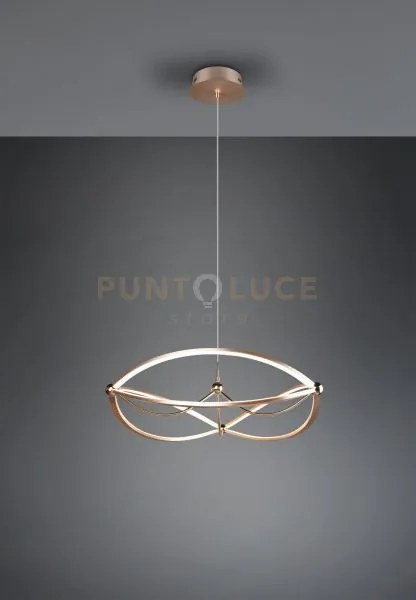 Charivari sospensione led 42w · 1x 5600lm, 3000k ottone satinato el...