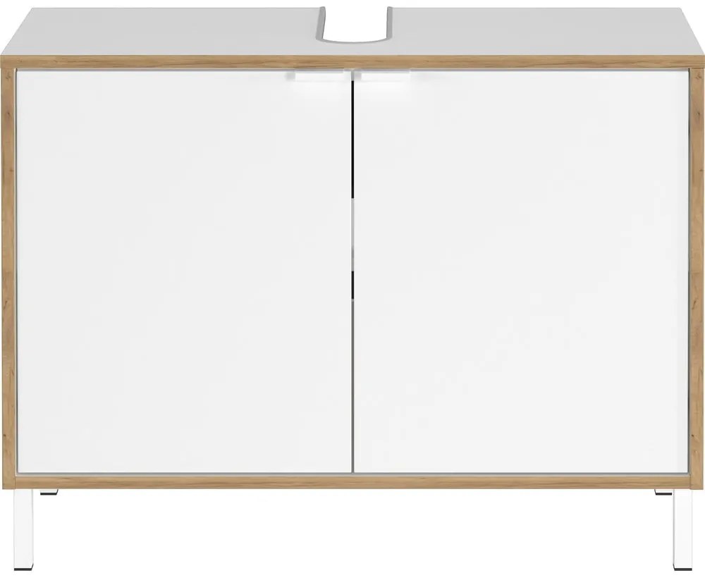 Mobile da lavabo bianco alto 80x60 cm Topeka – Germania