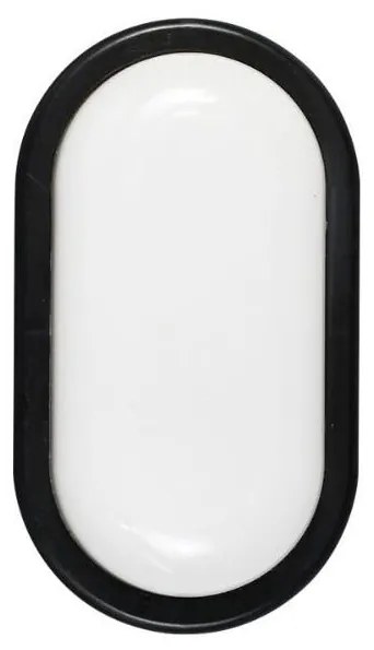 Lampada da parete per esterni a LED/12W/230V IP54 nera