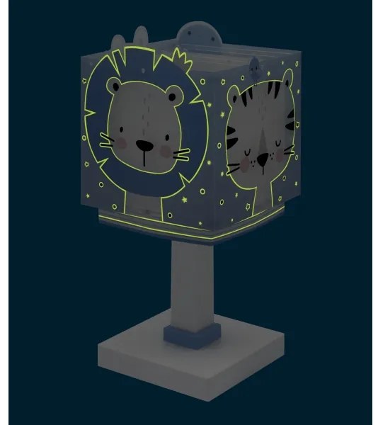 Dalber 63111NT - Lampada LED per bambini BABY JUNGLE 1xG4/4W/230V blu