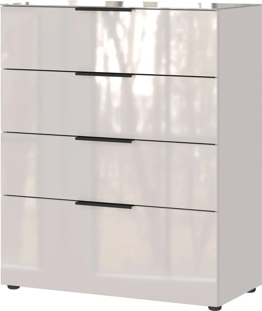 Cassettiera alta color crema 83x102 cm Oakland - Germania