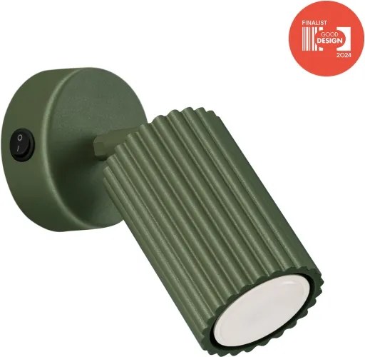 Brilagi - Faretto da parete LED CRESTO 1xGU10/10W/230V verde