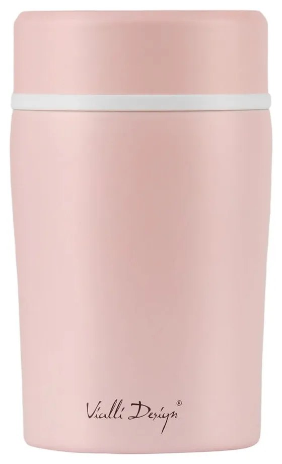 Termos da viaggio rosa per il pranzo Fuori, 500 ml - Vialli Design