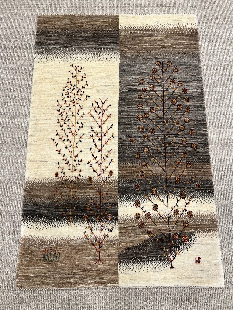 Loribaft Tappeto persiano 90 x 130 Beige (Iran) Annodato A Mano