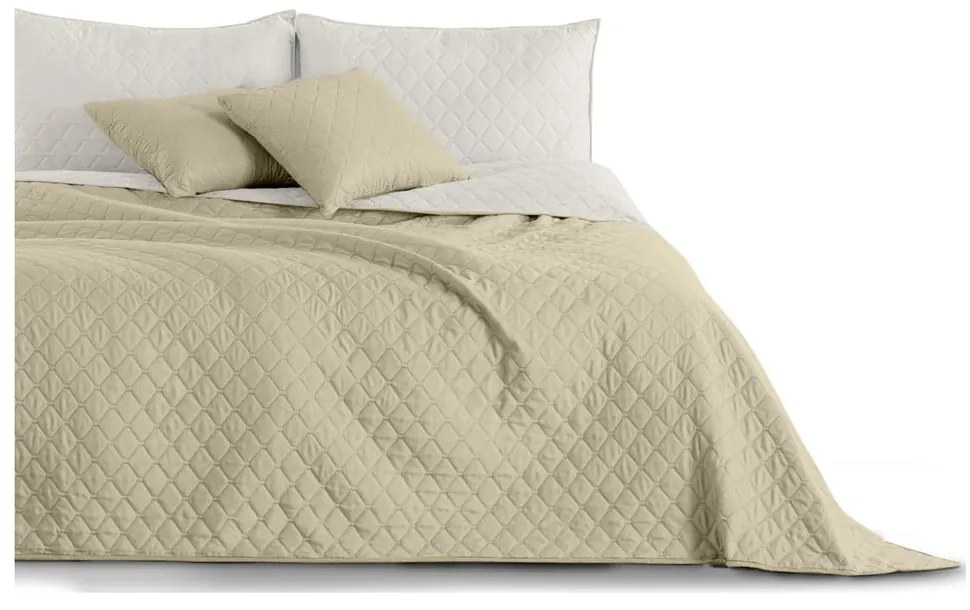 Copriletto beige in microfibra double-face , 260 x 280 cm Axel - DecoKing