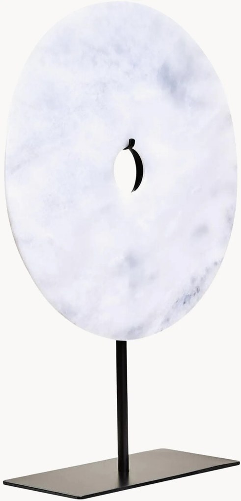 Scultura disco in marmo fatta a mano Zoro