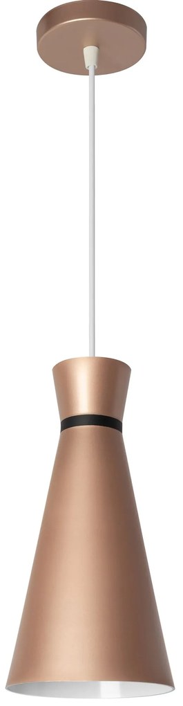 Lampada da soffitto pensile singola KONA B rose gold mat