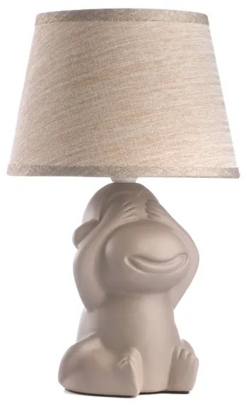 ONLI - Lampada da tavolo MONKEY 1xE14/6W/230V marrone