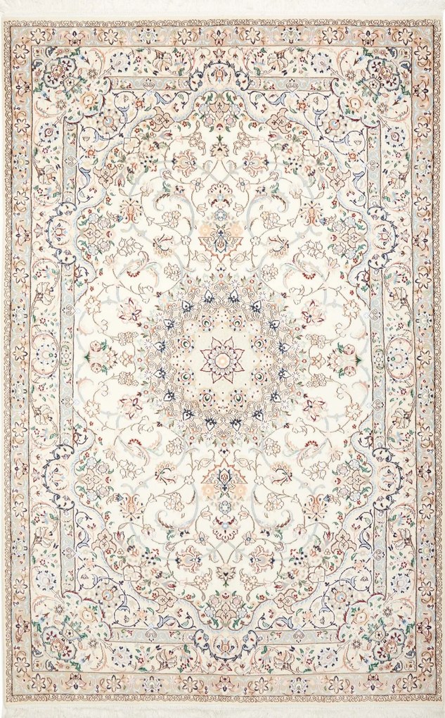 Nain Tappeto 260x170 Beige (Iran) Annodato A Mano