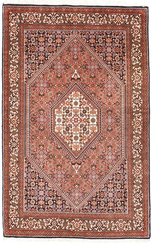 Bidjar Tappeto persiano 140 x 90 Marrone (Iran) Annodato A Mano