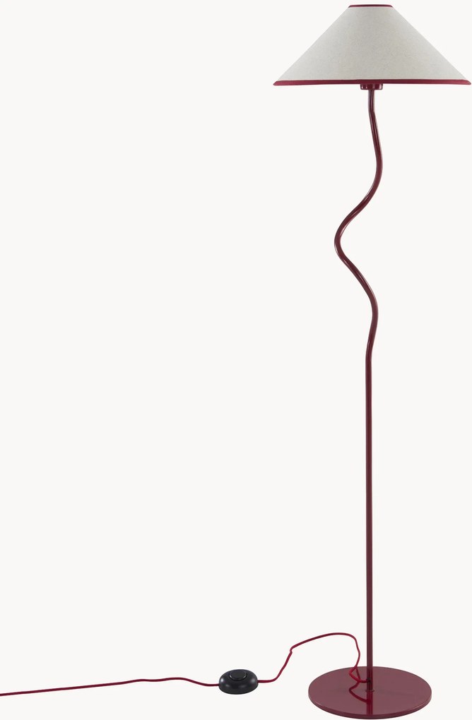 Lampada da terra in lino Juliet