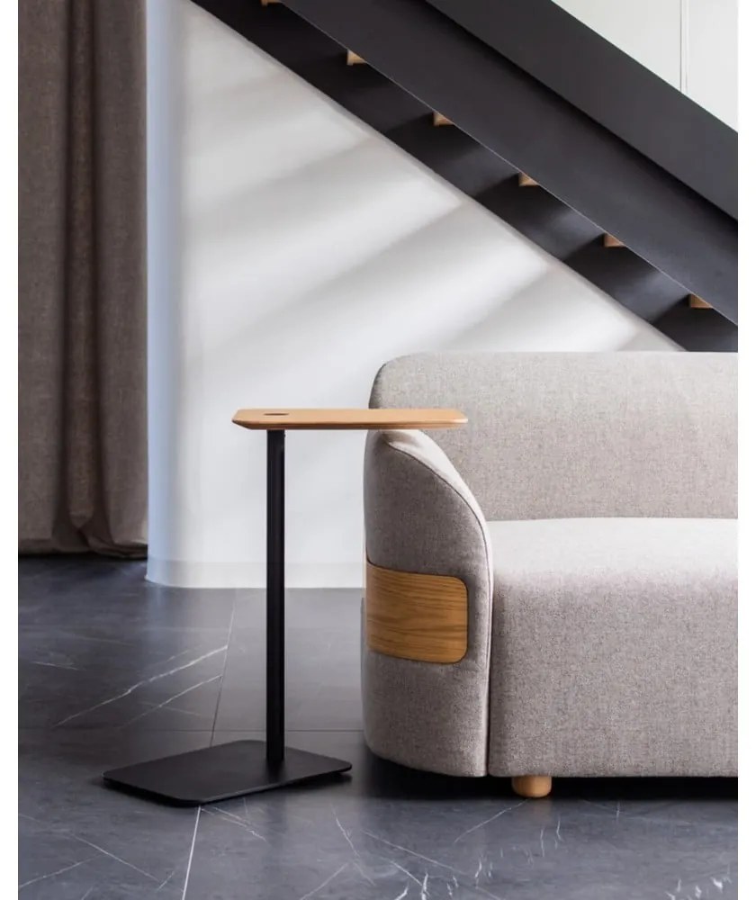 Tavolo portaoggetti in metallo 42x34,6 cm Loop - Gazzda