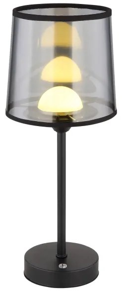 Globo 21008S - Lampada da tavolo LED dimmerabile LUNKI LED/2,5W/3,7V 2700/4000/6500K nero