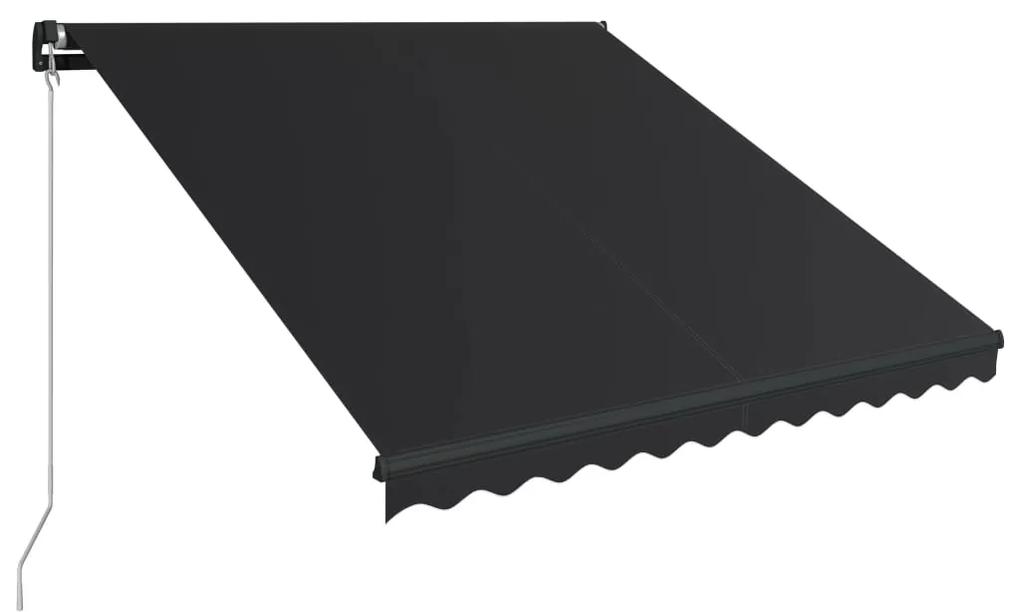 Tenda da Sole Retrattile Manuale 350x250 cm Antracite