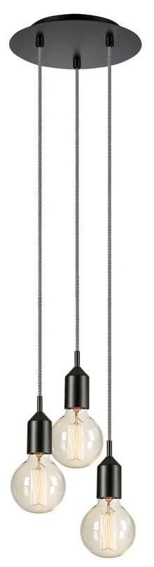 Lampada a sospensione nera 25x25 cm Bronx - Markslöjd