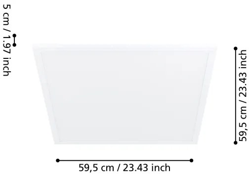 Eglo 98418 - Plafoniera LED con sensore SALOBRENA-M LED/34W/230V