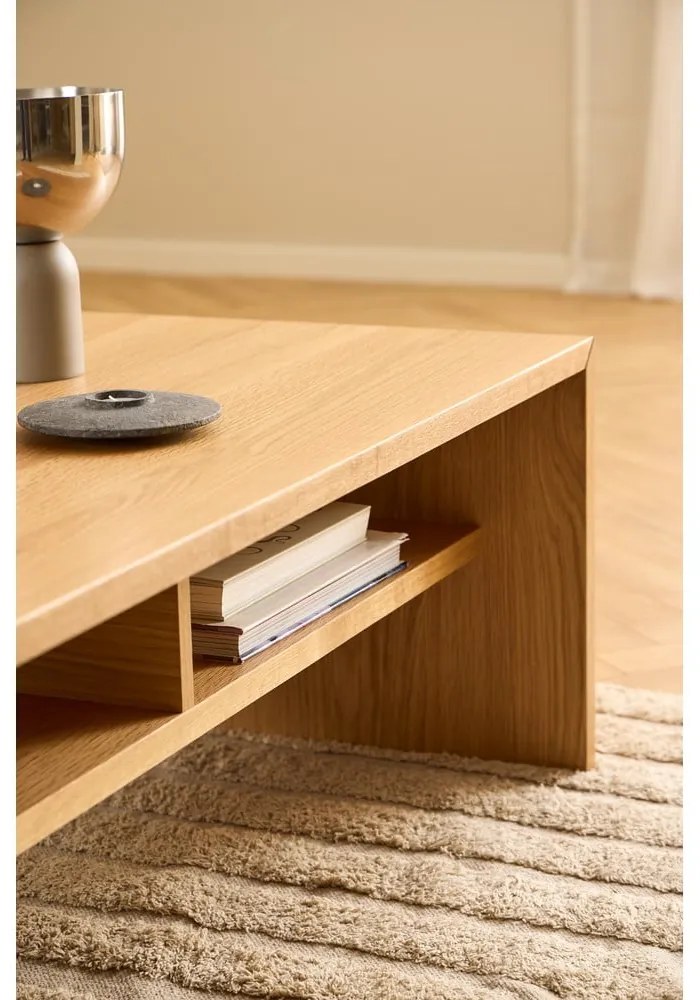 Tavolino in colore naturale con effetto rovere 60x120 cm Arlon - Actona