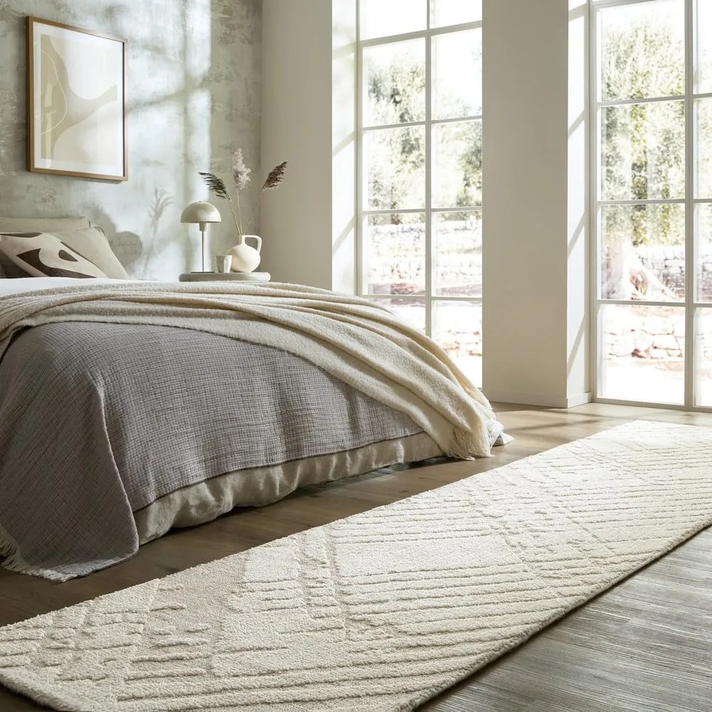 Passatoia color crema 80x300 cm Remy – Flair Rugs