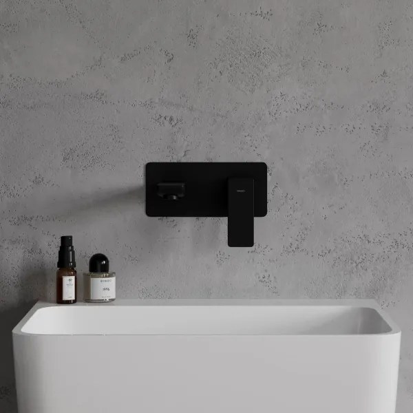 OMNIRES PM7415BL miscelatore incasso PARMA nero opaco per lavabo