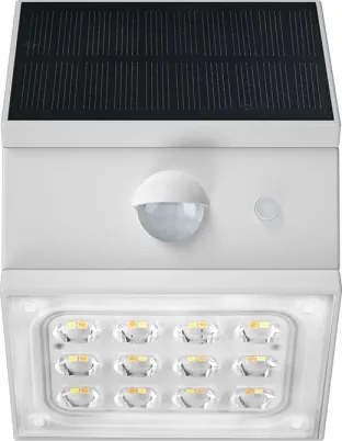 Lampada solare da parete a LED con sensore LED/2,5W/3,7V IP65 1200 mAh bianco