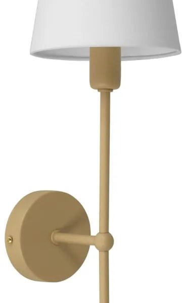 Lampada da parete MADELA 1xE14/40W/230V bianco/beige